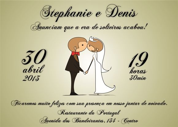 Convites Casamento 50 und