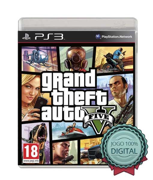 Grand Theft Auto V (gta 5) (gta v) - Jogo PS3 Mídia Física em